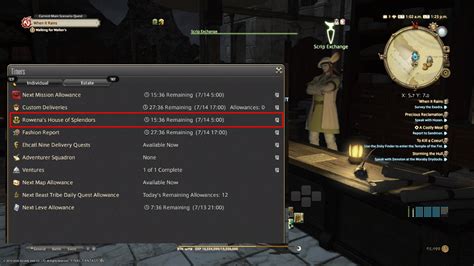 how to unlock scrips ffxiv.